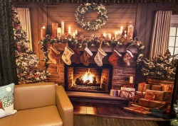 4AC3590B 842B 464D 83DA 037BDB372237 1721786358 Christmas Fireplace backdrop with backdrop stand