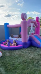 346454F3 124D 4C2D BB90 25C6AAFD43A8 1729042888 Candyland Bounce house (11.5 ft wide x 12.5 depth x 8 ft hei