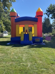 Castle Rainbow Bounce House  (13 x 13 x 14 ft Height)